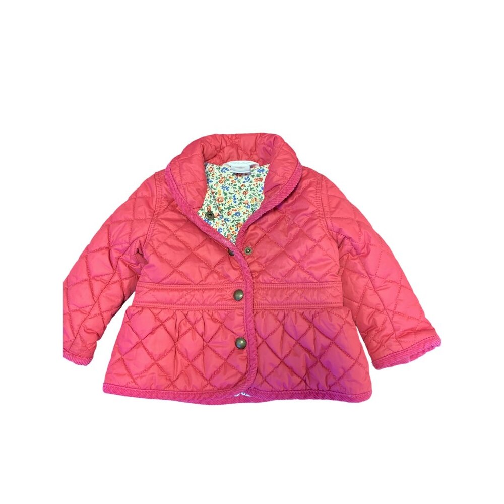 Ralph Lauren 9M Floral‎ Quilted Puffer Jacket Feminine